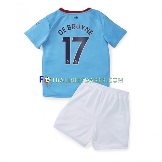 Manchester City De Bruyne 17 Dres Domácí 2022-2023 Krátký rukáv ,Dětské