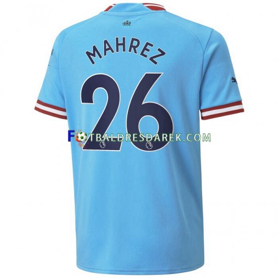 Manchester City Mahrez 26 Dres Domácí 2022-2023 Krátký rukáv ,Muže