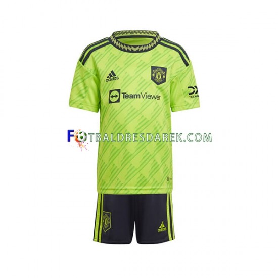 Manchester United Dres Alternativní 2022-2023 Krátký rukáv ,Dětské