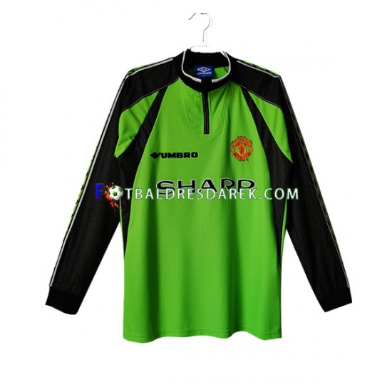 Manchester United Brankářské Dres Retro Domácí 1998-1999 Dlouhý rukáv ,Muže