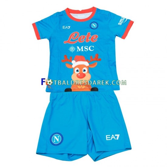 SSC Neapol Xmas Dres Domácí 2022-2023 Krátký rukáv ,Dětské