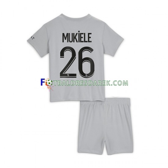 Paris Saint-Germain Mukiele 26 Dres Venkovní 2022-2023 Krátký rukáv ,Dětské