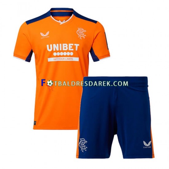Rangers Dres Alternativní 2022-2023 Krátký rukáv ,Dětské