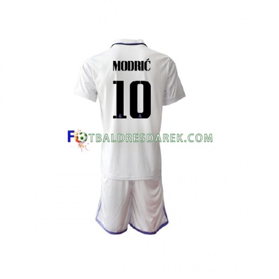 Real Madrid Modrić Luka 10 Dres Domácí 2022-2023 Krátký rukáv ,Dětské