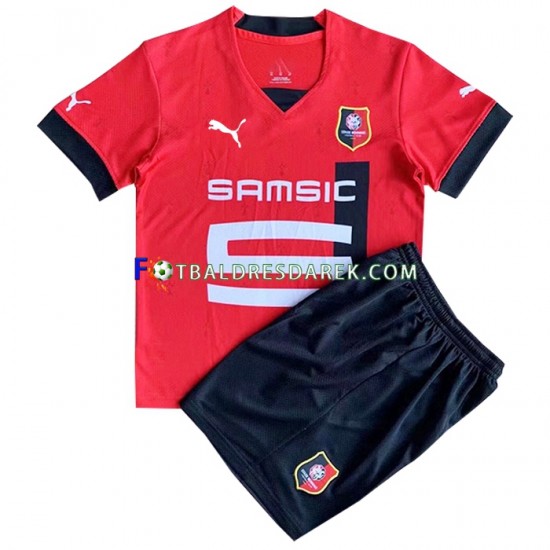 Stade Rennais Dres Domácí 2022-2023 Krátký rukáv ,Dětské