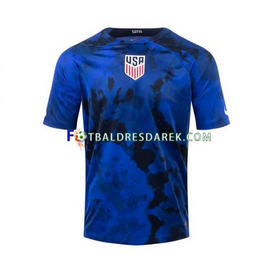 Spojené Státy Americké Dres Venkovní MS ve fotbale 2022 Krátký rukáv ,Muže