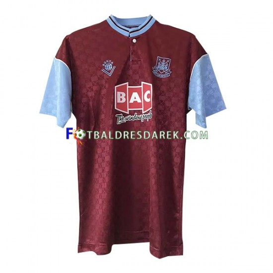 West Ham United Dres Retro Domácí 1989-1990 Krátký rukáv ,Muže