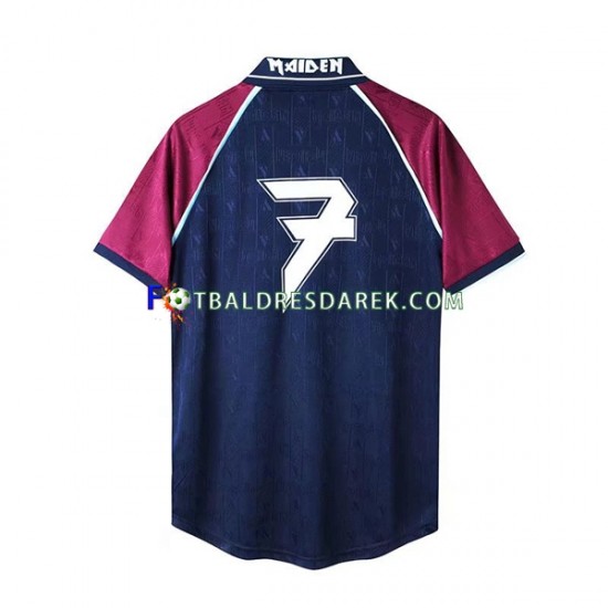 West Ham United Iron Maiden Dres Retro Domácí 1999 Krátký rukáv ,Muže